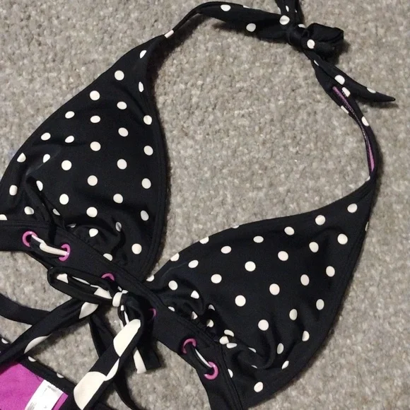 NWOT 2 PC Polka dot bikini set - Picture 3 of 10